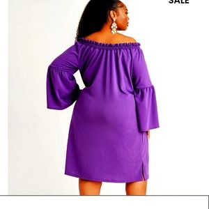 Ashley Stewart Purple Magic dress Size 18/20